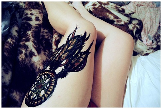 Mỗi hình xăm lại ẩn chứa nhiều ý nghĩa riêng sâu xa hinh-xam-dreamcatcher-3