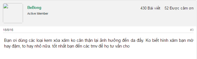 Cân nhắc kỹ lương trước khi sử dụng thuốc tẩy vết xăm vì có thể ảnh hưởng tới cơ thể thuốc xóa xăm