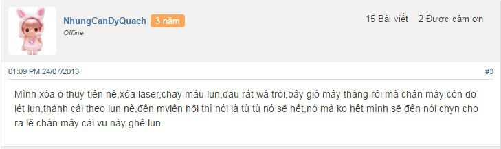 Xóa xăm 1 lần duy nhất 2