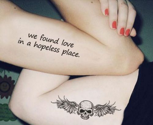 Ý nghĩa ẩn giấu trong những hình xăm câu thơ, stt hay13