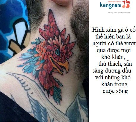 hình xăm con gà 4
