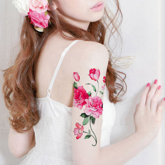 Hình xăm hoa mẫu đơn – kiệt tác của hình xăm đẹp